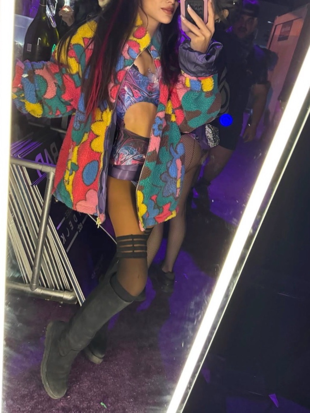 Special Edition-DABSMYLA X INSOMNIAC HOUSE EDC SHERPA JACKET